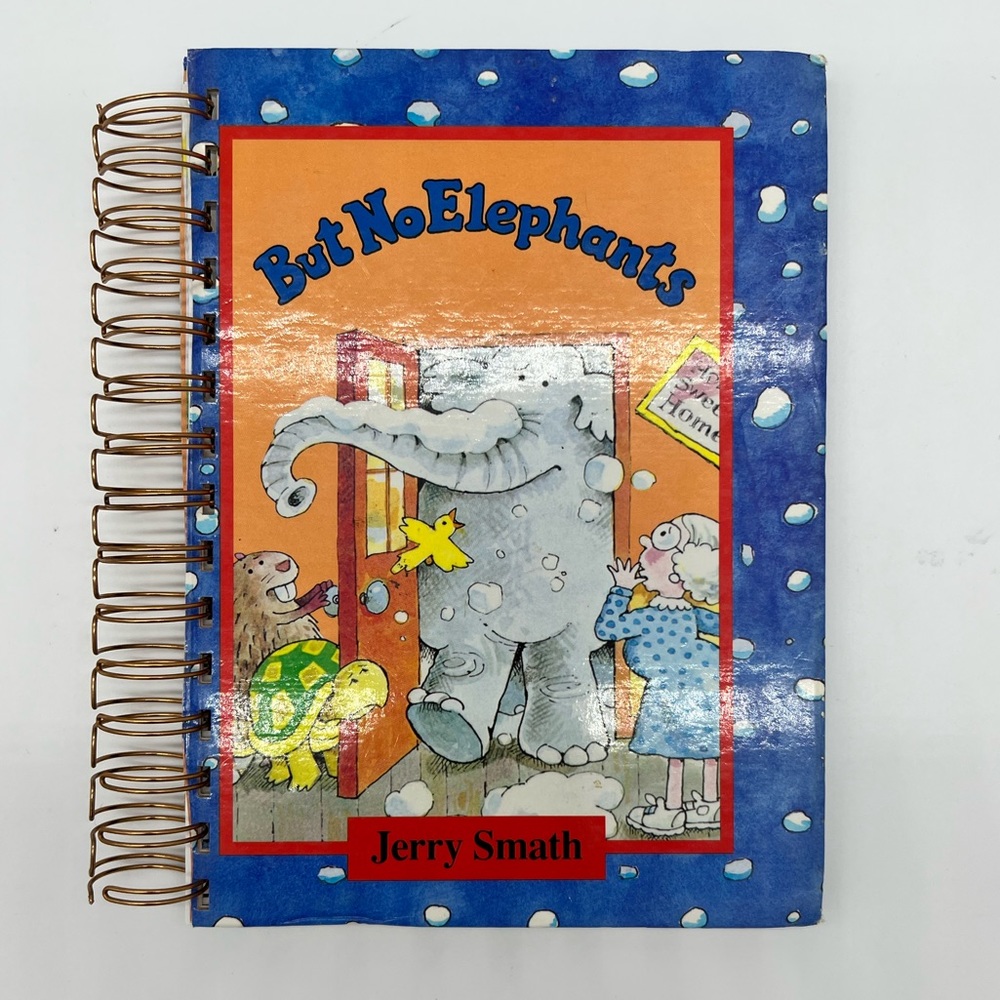 But No Elephants Children’s Book Made Into A Nostalgic Journal